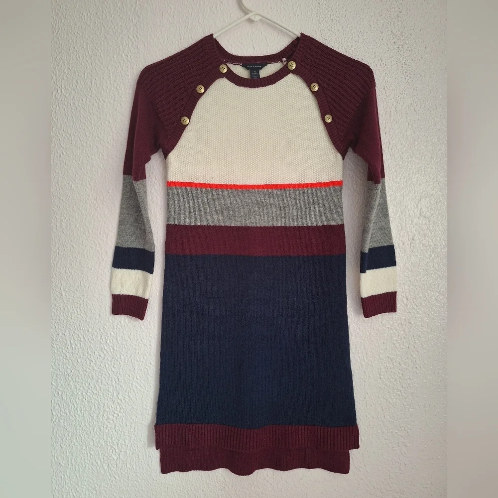 TOMMY HILFIGER  Multicolor Striped Kids Dress